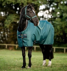 Horseware Amigo Ripstop 900D Turnout 200g Decke Dynasty Green/Navy & Silver - Bild 1 von 5