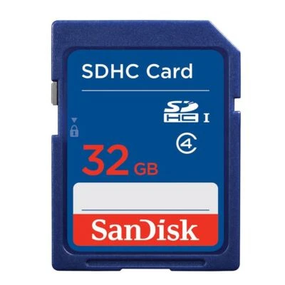 SanDisk Secure Digital Card  SDHC  CLASS 4  32GB  SDSDB-032G-B35 - Image 1 of 4