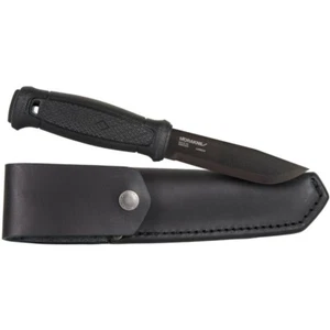 Fodero in pelle Morakniv Garberg nero C - coltello da esterno Bushcraft in acciaio al carbonio - Foto 1 di 7
