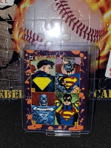 DC Bloodlines Promo Card 1993 Skybox Insert Man of Steel Superman Rare - Picture 1 of 2