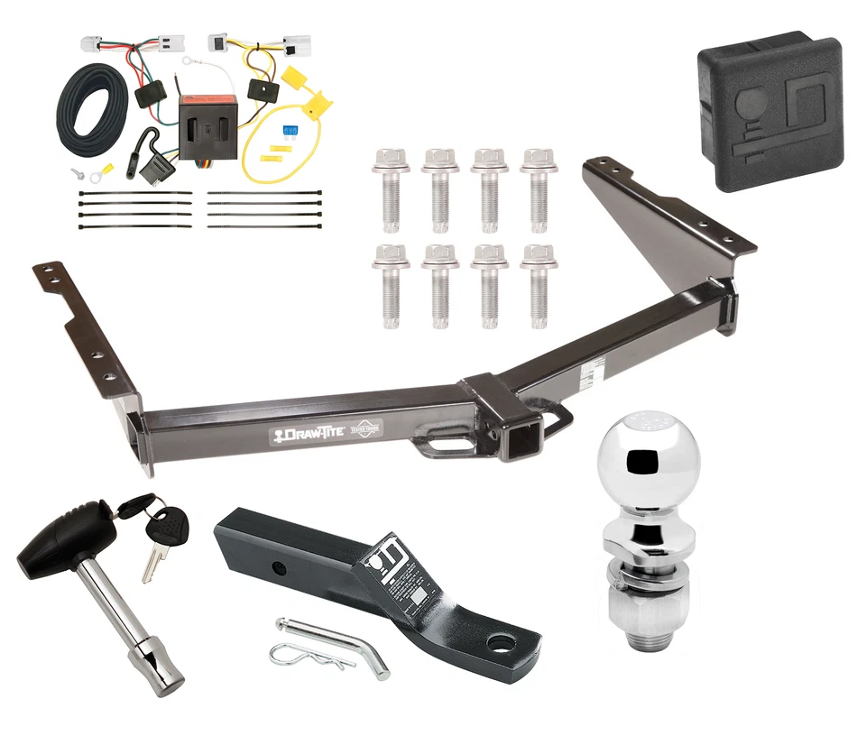 Engate de reboque de reboque para 12-22 Nissan NV1500 NV2500 NV3500 com fiação 2" bola + trava - Imagem 1 de 1