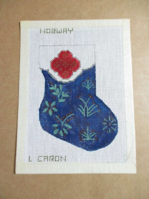 Карон ручная роспись вышивка холст Норвегия чулок украшение - Изображение 1 из 2