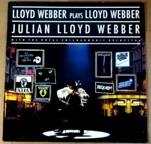 JULIAN LLOYD WEBBER Plays Vinyl EX/EX 1990 Stereo 33 Album Record LP 4322911 - Imagen 1 de 5