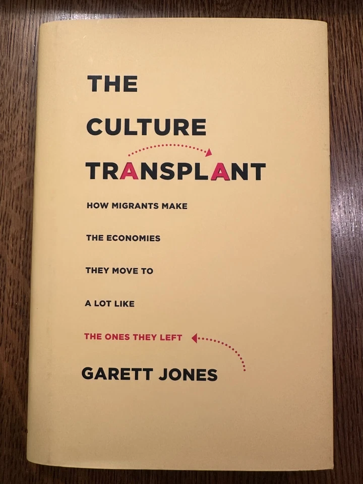 SIGNED & INSCRIBED The Culture Transplant by Garett Jones (2023, Hardcover) - Image 1 of 4