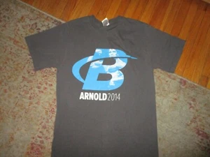 ARNOLD SPORTS WEEKEND 2014 BODYBUILDING.COM T SHIRT Schwarzenegger Adult SMALL - Picture 1 of 3
