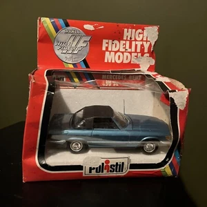 Polistil 1/25 Mercedes 450 SL Blue Scale Model Car - Picture 1 of 5