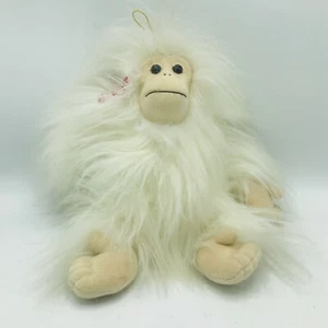 Peluche scimmia orango cuori bianchi peluche vintage 1988 creazioni - Foto 1 di 8