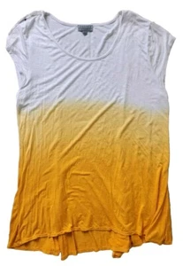 top donna JOSEPH A. giallo BIANCO SENZA MANICHE taglia XLarge,spiaggia,estate,acqua - Foto 1 di 4