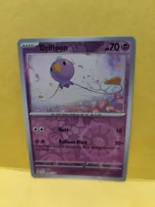 Pokemon TCG Card Scarlet & Violet 089/198 Reverse Holo Drifloom - Picture 1 of 2