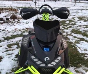 Ultra Low Flat Black Windshield Fits Ski-Doo XP ~ 213 Parts - Picture 1 of 3