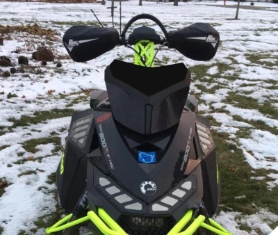 Ultra Low Flat Black Windshield Fits Ski-Doo XP ~ 213 Parts - Image 1 of 3