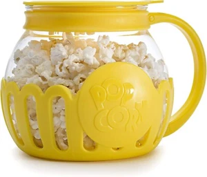 Patented Micro-Pop Microwave Popcorn Popper with Temperature Safe Glass - Picture 1 of 11