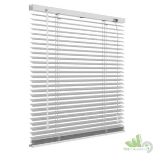 TENDA TAPPARELLA VENEZIANA VENTANA BIANCO 120X250 CM PVC LISTELLI REGOLABILE - Foto 1 di 1