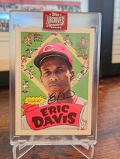 2023 Topps Archives Signature Series Eric Davis 1992 Kids Auto Autograph #'d /14