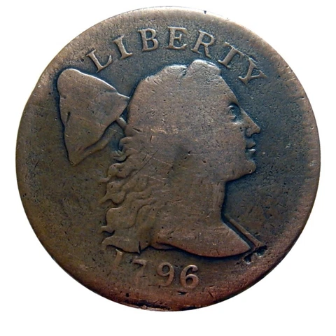 Large cent/penny 1796 Liberty cap SHELDON 87 nice mid grade Cover