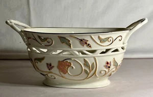Lenox Gilded Garden 9 3/4" Medium Basket - Picture 1 of 2
