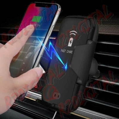 SUPPORTO AUTO per SMARTPHONE + CARICATORE QI WIRELESS LINQ Q67 per PRESA ARIA - Immagine 1 di 2