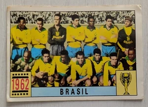 Figurina Sticker Squadra Team BRASIL 1962 PANINI WC MEXICO 70 1970 ORIGINAL - Foto 1 di 2