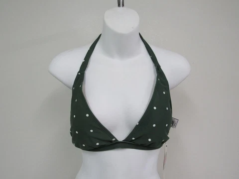 New York Jets Women Size L Large Green Swimsuit Bikini TOP ONLY $19.99 Cover