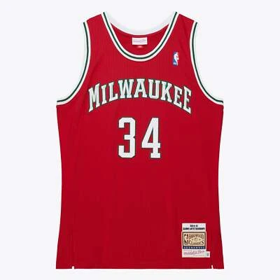 Camiseta para hombre Mitchell & Ness NBA MILWAUKEE BUCKS LOCAL BUCKS 2014 GIANNIS ANTETOKO Foto 1 de 4