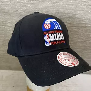 Mitchell & Ness 1990 NBA All Star Weekend Miami Wave Hat Cap OSFA Pro Crown Fit - Picture 1 of 13
