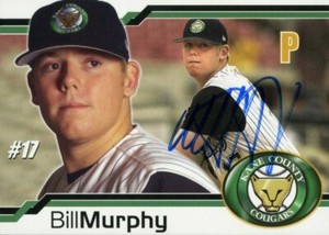 2003 Kane County Cougars BILL MURPHY Signed Card autograph dbacks blue jays