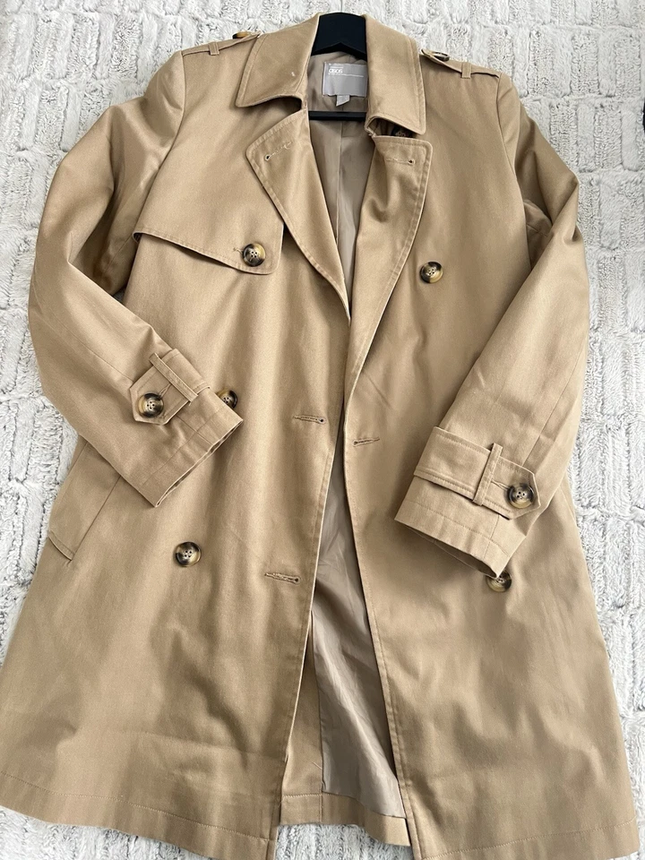ASOS Women’s Tan/khaki Trench Coat Size 0 - Image 1 of 4