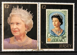 JERSEY -  2013 £2 60TH ANNIV OF CORONATION PAIR FINE USED SET SG 1754-5 - Picture 1 of 1