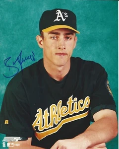 Ben Grieve Oakland Athletics Autographed 8" X 10" Color Photo - Picture 1 of 1