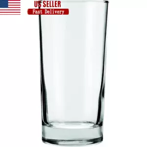 Heavy Base Drinking Glasses Set Tumbler 12 oz Set of 12 Ideal Gifts Barware New - Picture 1 of 11