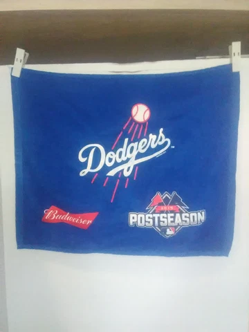 Los Angeles Dodgers Post Season 2015 Budweiser Cotton Promo Towel Cover