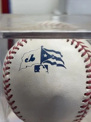 RAFAEL FURCAL AUTOGRAPHED BASEBALL RARE SERIE DE LOS EXPOS DE MONTREAL SAN JUAN - Image 1 of 4