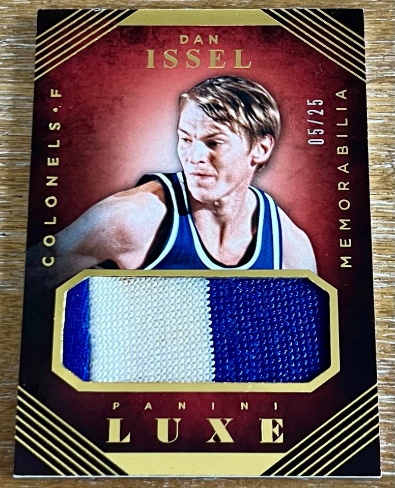 ¡PARCHE USADO EN JUEGOS DAN ISSEL 15-16 Panini Luxe Gold Prime Memorabilia #05/25! Foto 1 de 1