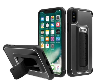 НОВЫЙ подлинный Scooch Wingman 5-в-1 чехол для iPhone X и iPhone Xs - черный  - Изображение 1 из 4