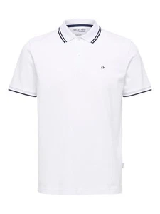 Selected Homme Camiseta Polo SLHDANTE SPORT S M L XL XXL Gris Blanco Azul - Imagen 1 de 23
