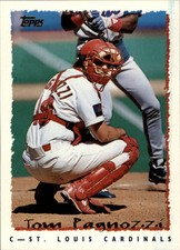 1995 Topps St. Louis Cardinals Baseball Card #111 Tom Pagnozzi