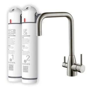 Filtro acqua potabile Hommix Ultra UF e ammorbidente con acciaio inox Olaf 304 - Foto 1 di 13