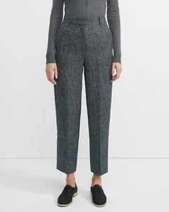Theory Pants High Waist Straight Ankle Crop Dress Trousers Pants SZ 6 NWT $365 - Picture 1 of 6
