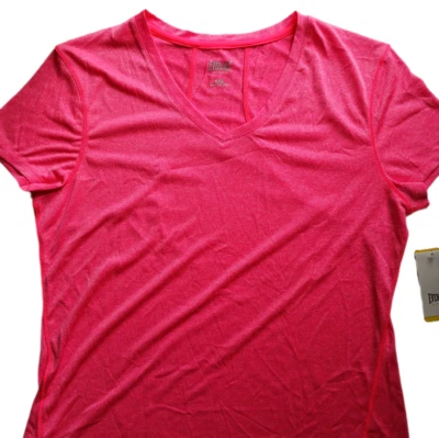 Camiseta Everlast Sport para mujer XL rosa coral absorbente de humedad melange Foto 1 de 4