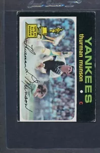 1971 Topps #005 Thurman Munson Yankees Fair *117 - Foto 1 di 1