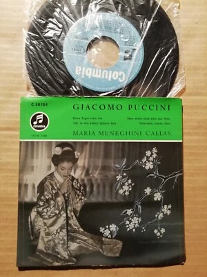 MARIA CALLAS - PUCCINI - EINES TAGES SEHN WIR / MAN NENNT MICH .. -  7"-EP (4) - Bild 1 von 2