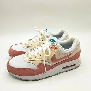 Nike Air Max Sneaker Gr 39 Damen Schuhe Weiß Rosa Rot - Bild 1 von 7