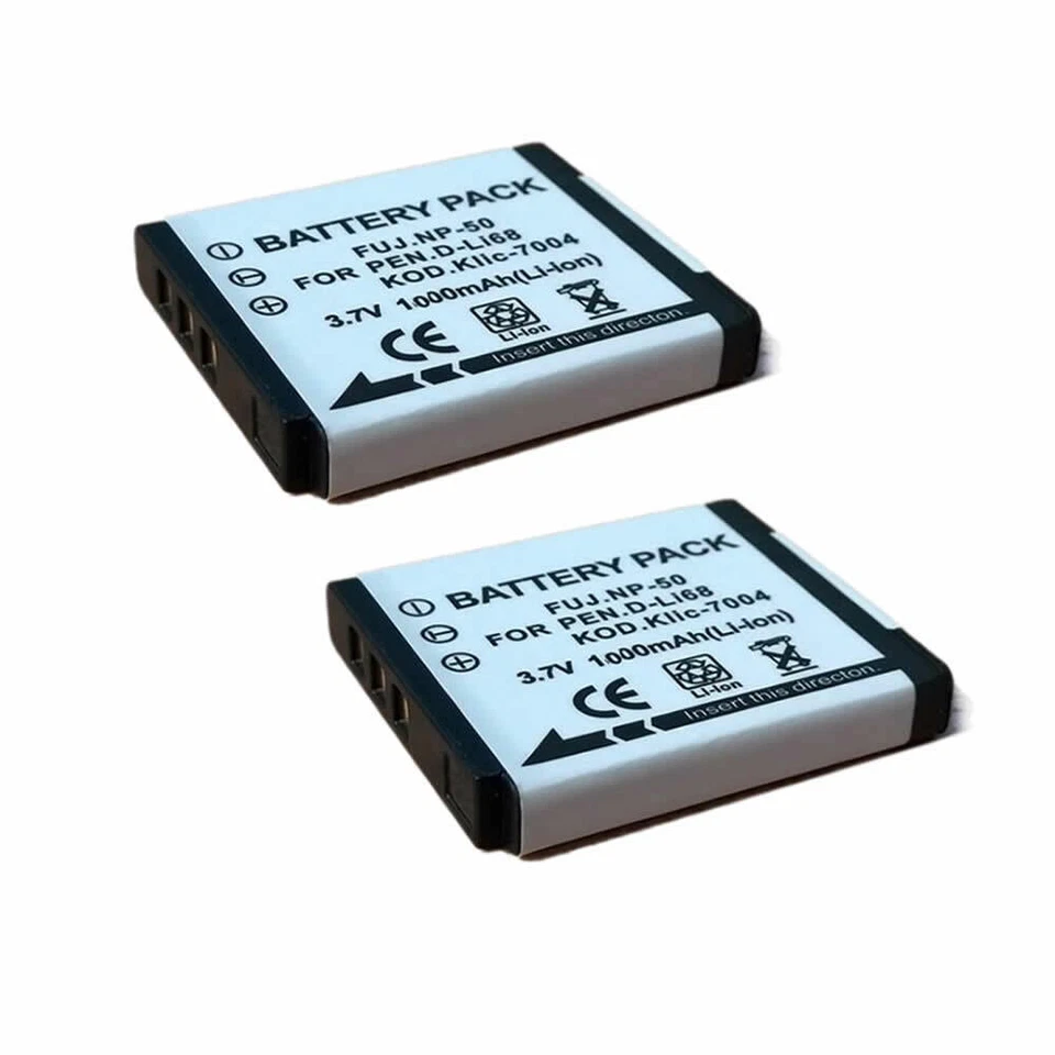2x NP-50 NP50 Battery For FujiFilm FinePix XP200 XP170 XP150 F850EXR X10 X20 XF1 - Image 1 of 4
