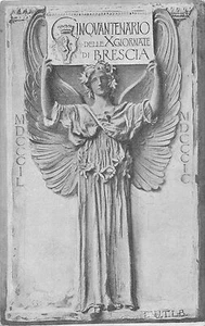 X978) CINQUANTENARIO DELE X GIORNATE DI BRESCIA 1849-1899. VG 16/6/99. - Picture 1 of 2