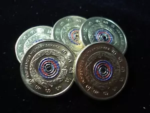 ┥ 2021 $2 australianos moneda de servicio militar indígena de 2 dólares unc rollo antiguo - Imagen 1 de 3