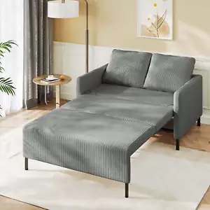 Schlafsessel 2-in-1 Ausziehbares Schlafsofa mit Bettfunktion für kleinen Raum DE - Bild 1 von 6