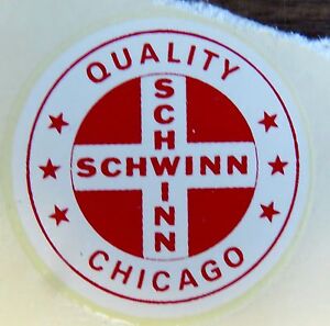 Schwinn Decal Quality Cross  for Seat Tube on Vintage Bike 1.5 in