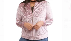 NUEVA Chaqueta de Bombardero de Terciopelo Triturado Juniors 1X WoodRose - Imagen 1 de 2