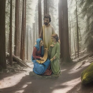 Joseph’s Studio By Roman Teaching Jesus Statue Catholic Nostalgic. Beautiful! - Photo 1 sur 14