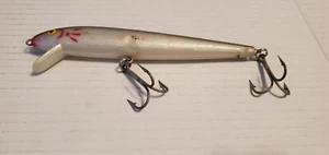 7" Cordell Redfin Fishing Lure Black/grey Db Treble Hooks Yellow Eye Red Gills - Picture 1 of 4